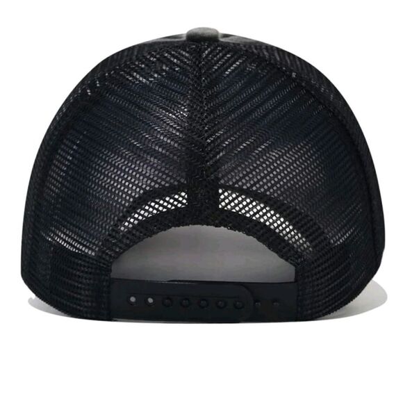 SALE Black Graphic Distressed Baseball Cap Hat Funny Graphics - Picture 3 of 5